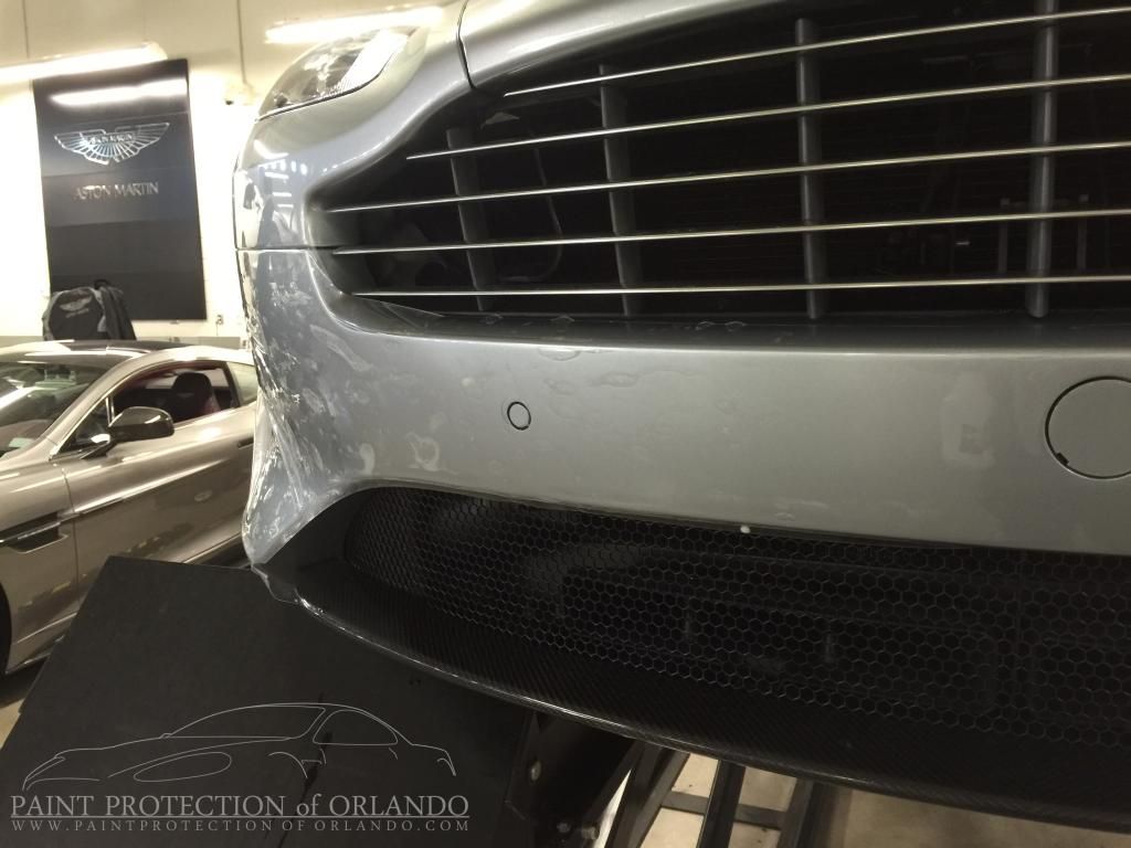 2015 Aston Martin Db9 In Skyfall Silver Wrapped With Xpel